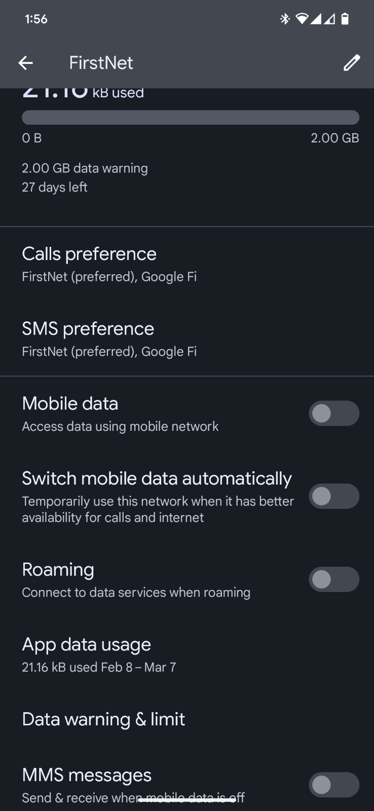 Android 14: Switch mobile data automatically